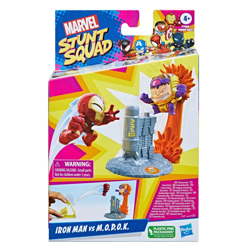 MARVEL Stunt Squad komplekts Hero Vs Villain