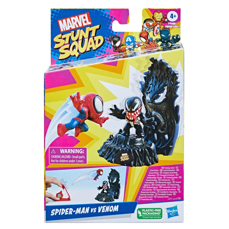 MARVEL Stunt Squad komplekts Hero Vs Villain