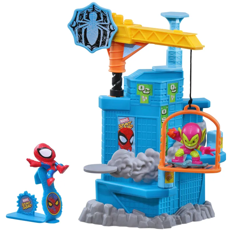 MARVEL Stunt Squad mängukomplekt Smashin Heroes