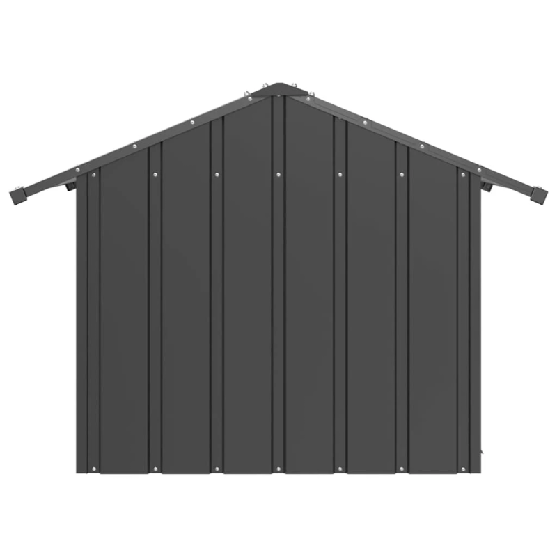 vidaXL Suņu māja ar jumtu 85x107x81 cm cinkots tērauds