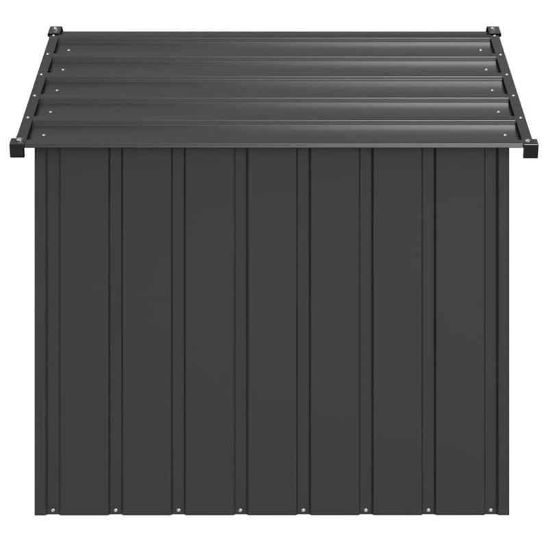 vidaXL suņu māja ar jumtu 131x101x102 cm cinkots tērauds