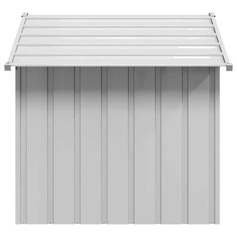 vidaXL suņu māja ar jumtu 131x101x102 cm cinkots tērauds