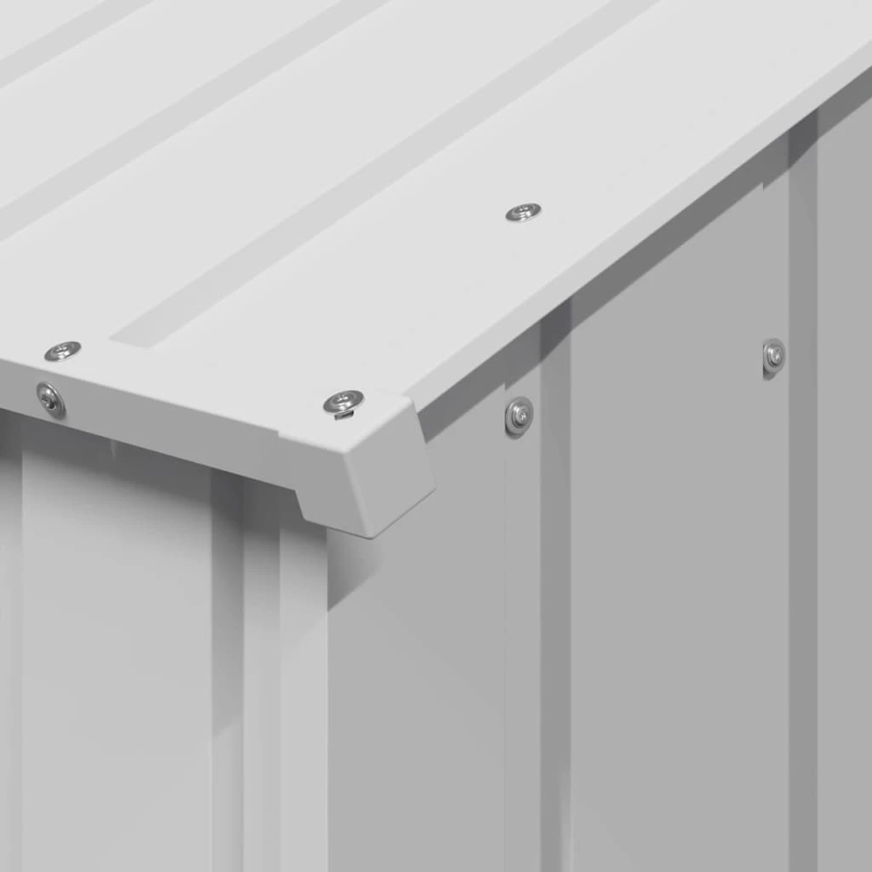 vidaXL suņu māja ar jumtu 114x202x101 cm cinkots tērauds