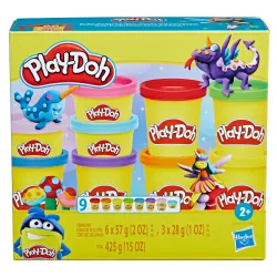 PLAY-DOH colorful compound 9 pack