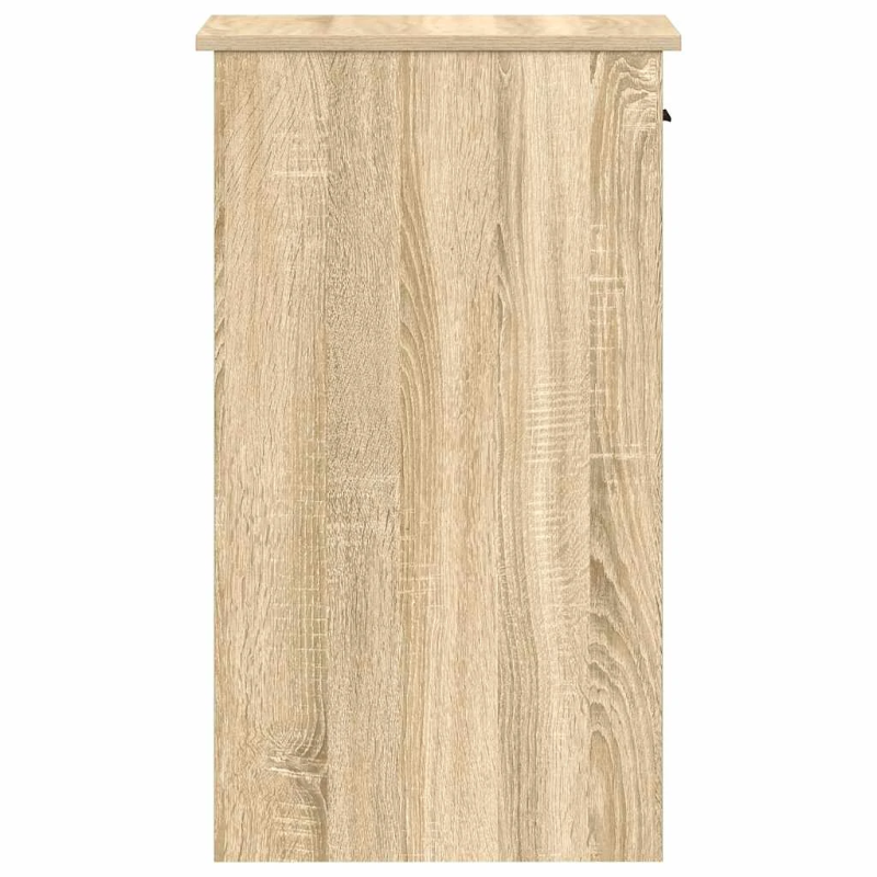 vidaXL Datora torņa statīvs ar atvilktni Sonoma Ozols 35x45x77 cm