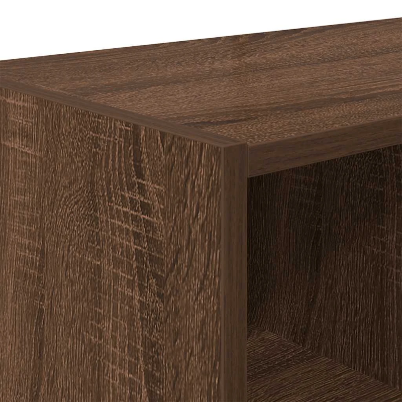 vidaXL apavu plaukti 2 gab sakraujami brūna ozolkoka 89,5x30x40 cm