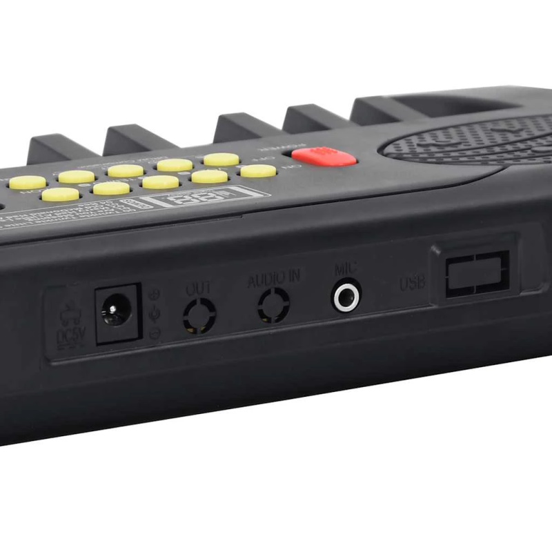 vidaXL 37 Keys Klavieru elektriskā klaviatūra ar mikrofonu bērniem