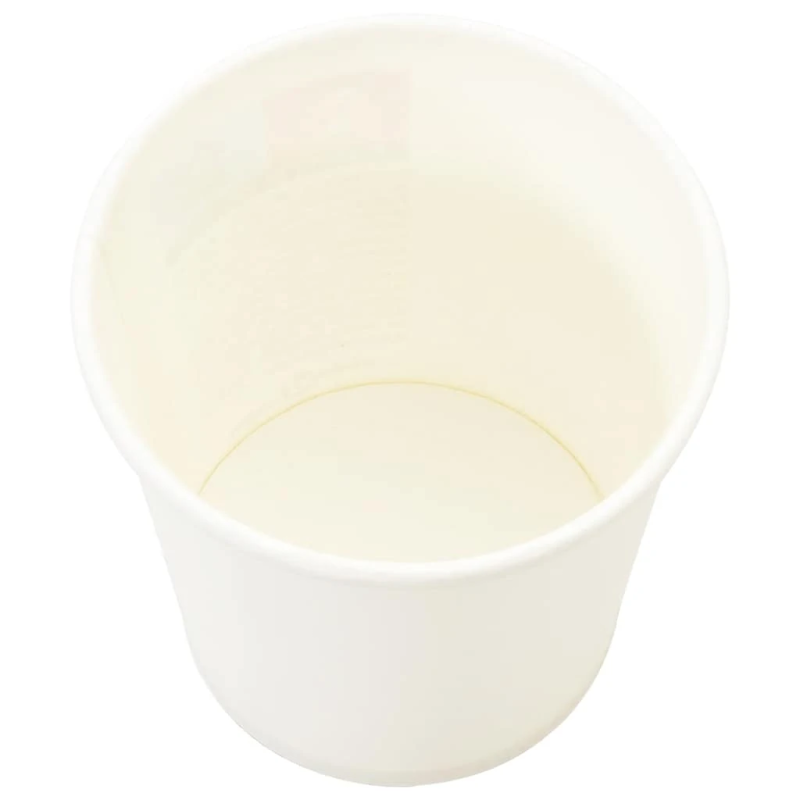 vidaXL papīra kafijas krūzes 1000 gab. 4 unces 100 ml Baltas