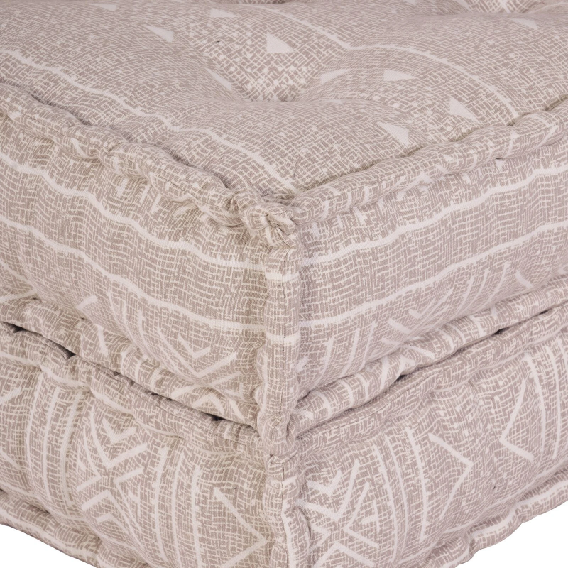 vidaXL Modulārais dīvāns Gaiši brūns 70 x 70 x 36 cm audums