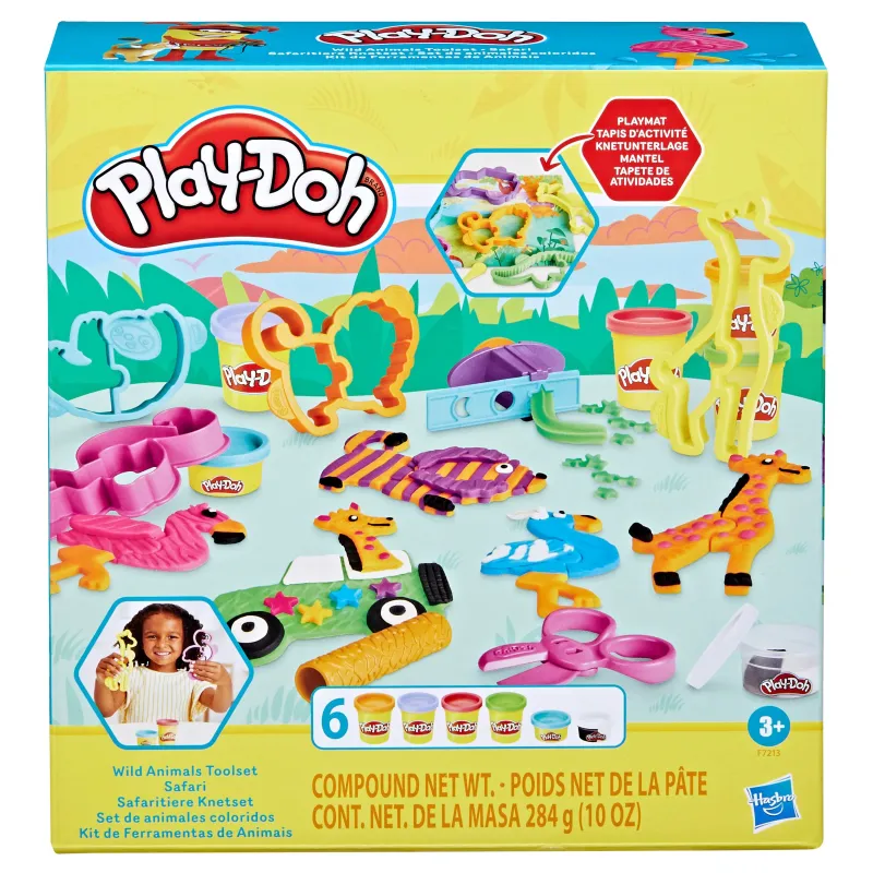 PLAY-DOH Rotaļu komplekts Savvaļas dzīvnieki