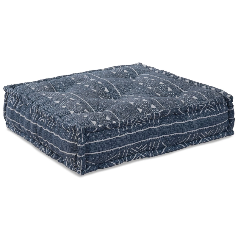vidaXL Modulārais dīvāns Indigo druka 70 x 70 x 36 cm audums