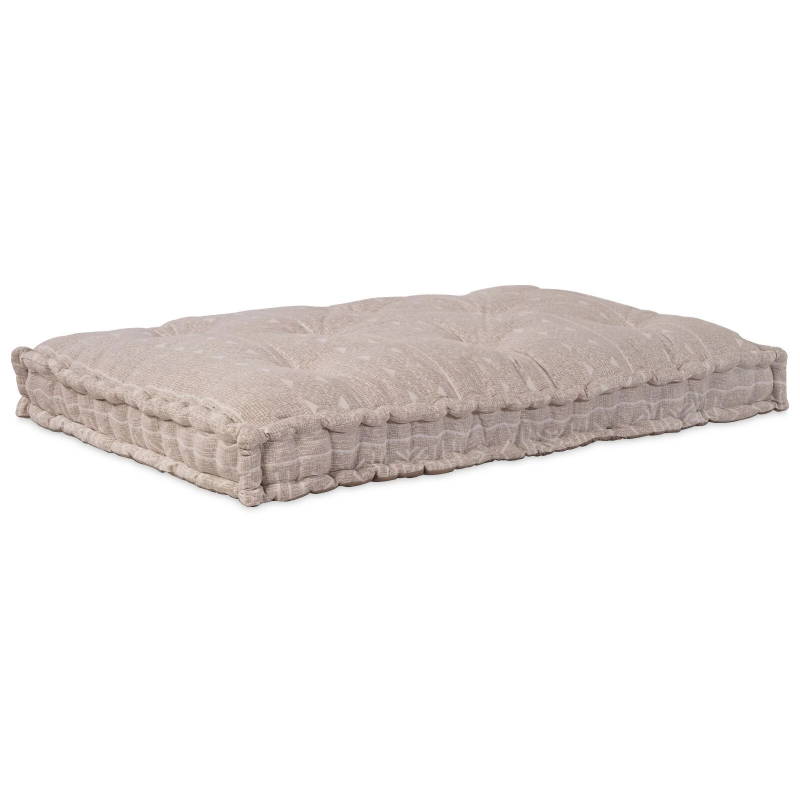 vidaXL Dīvāna spilvens Gaiši brūns 120 x 80 x 12 cm audums