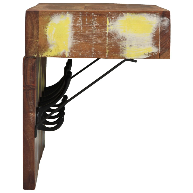 vidaXL Pakaramais Brūna 73 x 19 x 23 cm Pārstrādāts masīvkoks