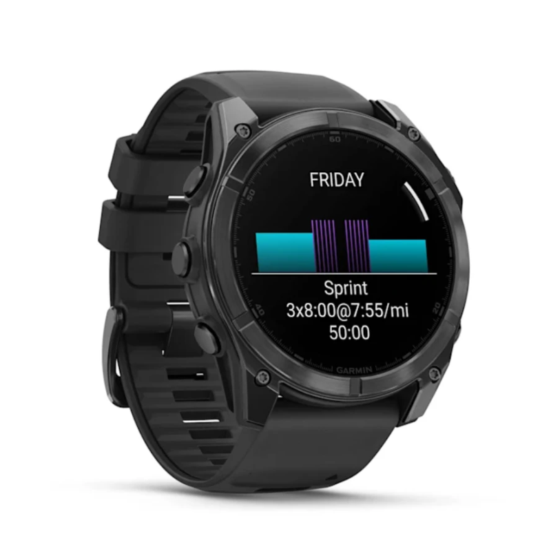 Garmin Fenix 8 51mm Slate Gray Steel - Black ,010-02905-00,