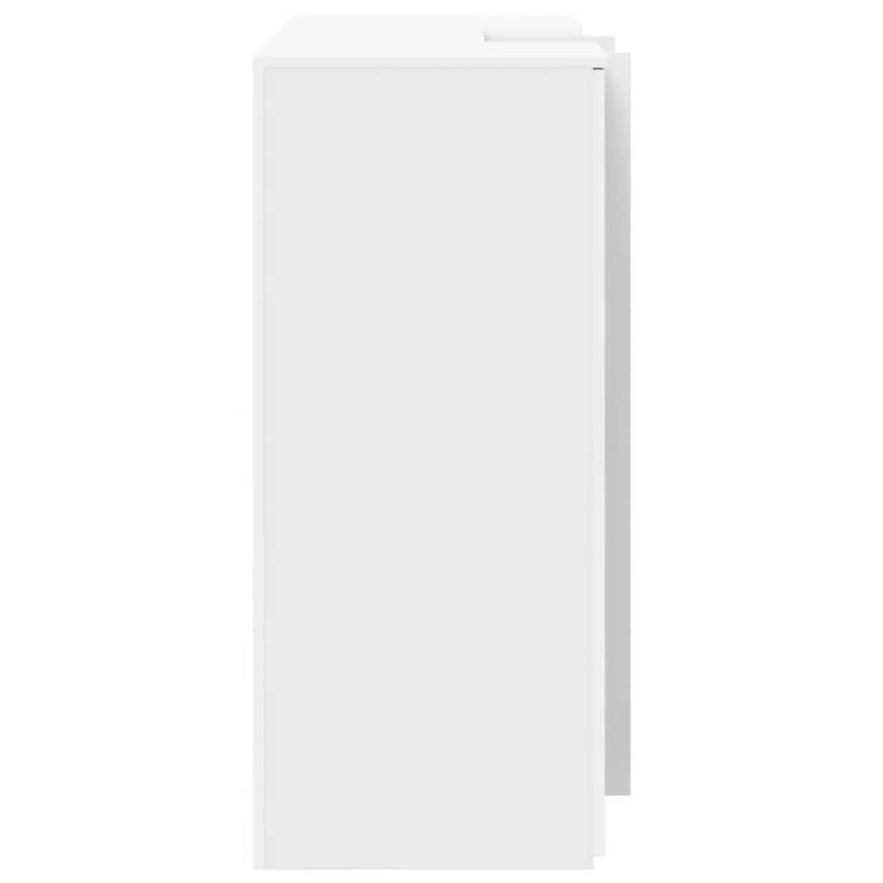 vidaXL reģistratūra, balts, 135x50x103,5 cm, inženierijas koks