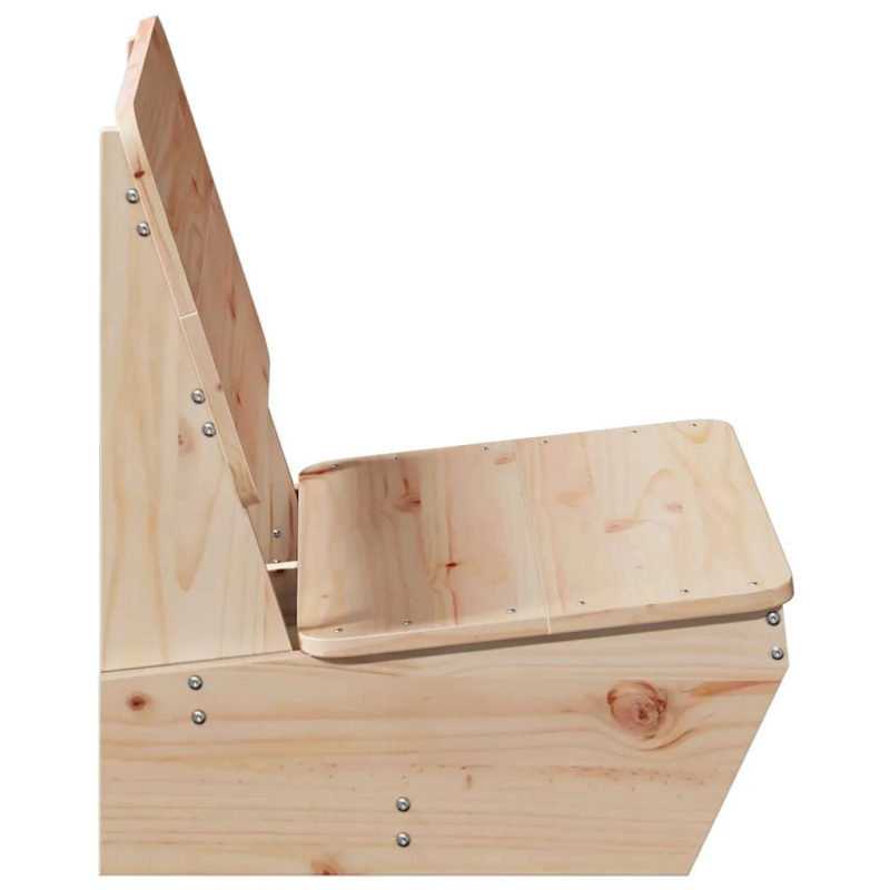 vidaXL Dārza krēsls 60x64x70,5 cm Priedes masīvkoka