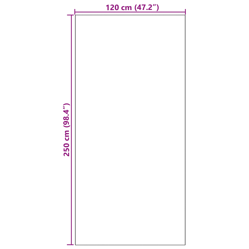 vidaXL Durvju paklājs Cits Zaļš un melns 120 x 250 cm Poliamīds un PVC