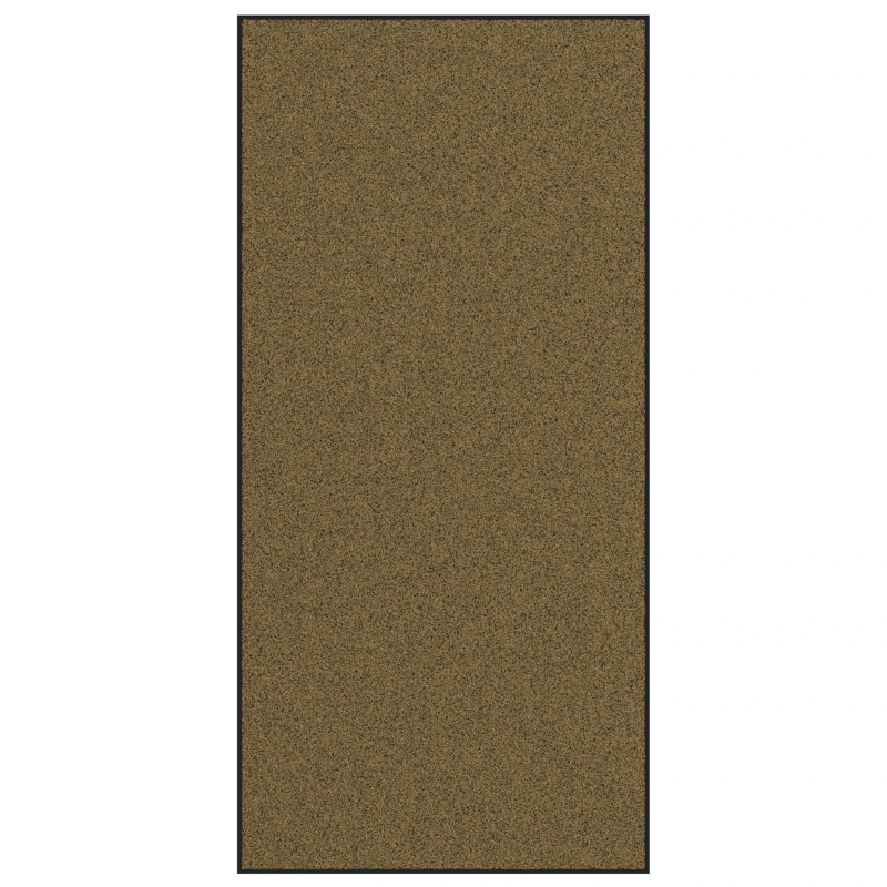 vidaXL Durvju paklājs Brūns un melns 120 x 250 cm Poliamīds un PVC