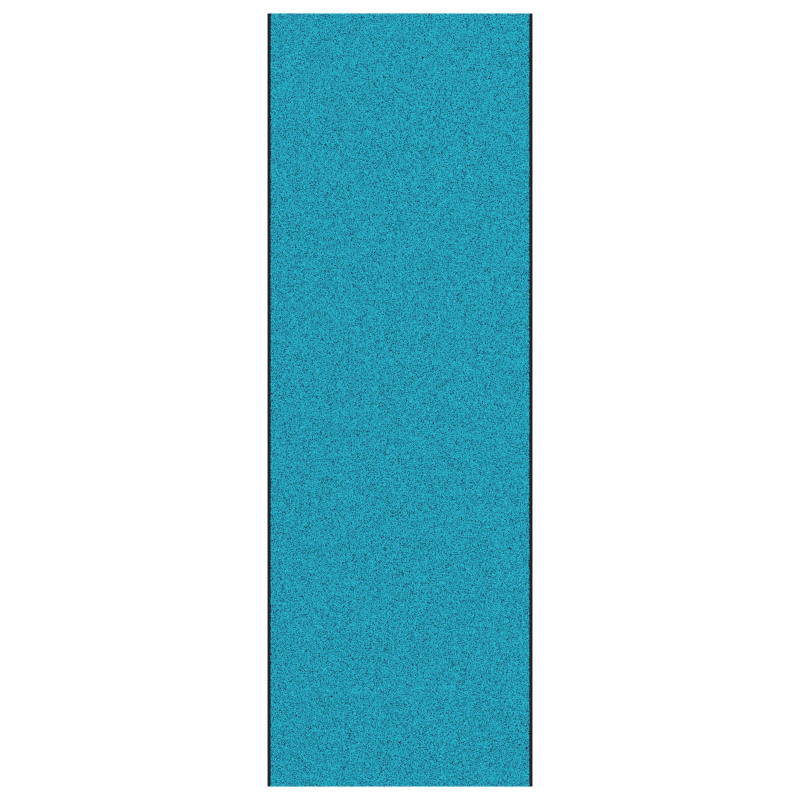 vidaXL Durvju paklājs Cits Cyan un melns 120 x 350 cm Poliamīds un PVC