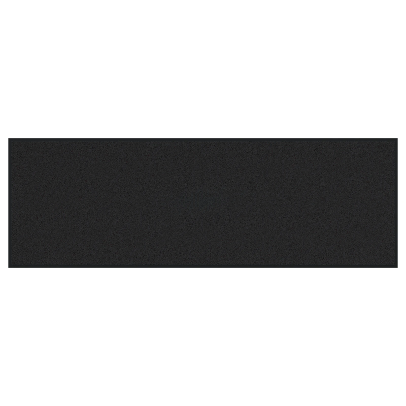 vidaXL Durvju paklājs Cits Melna 60 x 180 cm Polipropilēns un vinils