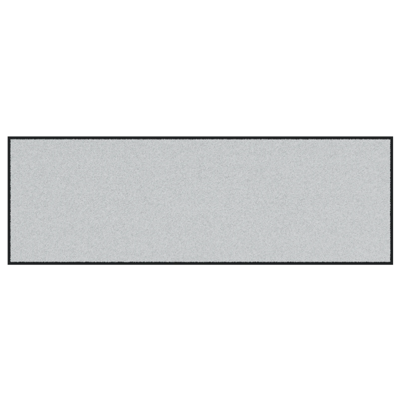 vidaXL Durvju paklājs Cits Pelēks un melns 60 x 180 cm