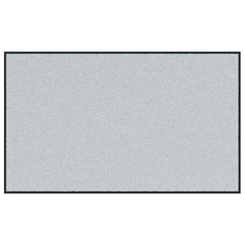 vidaXL Durvju paklājs Cits Pelēks un melns 90 x 150 cm