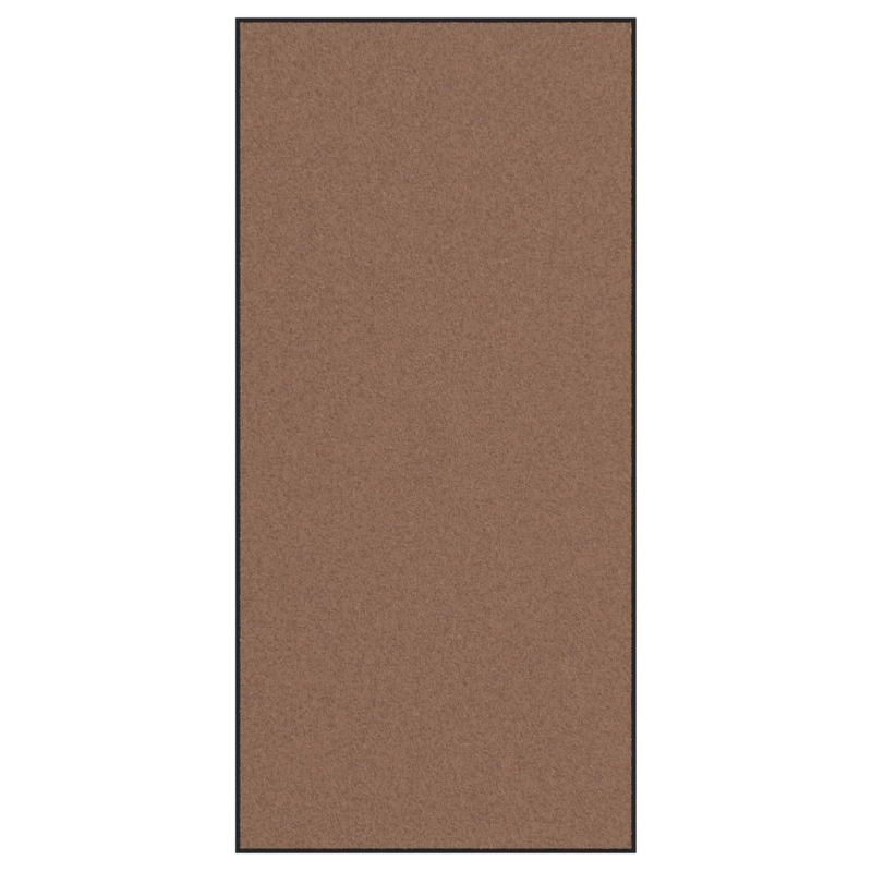 vidaXL Durvju paklājs Cits Brūns un melns 120 x 250 cm