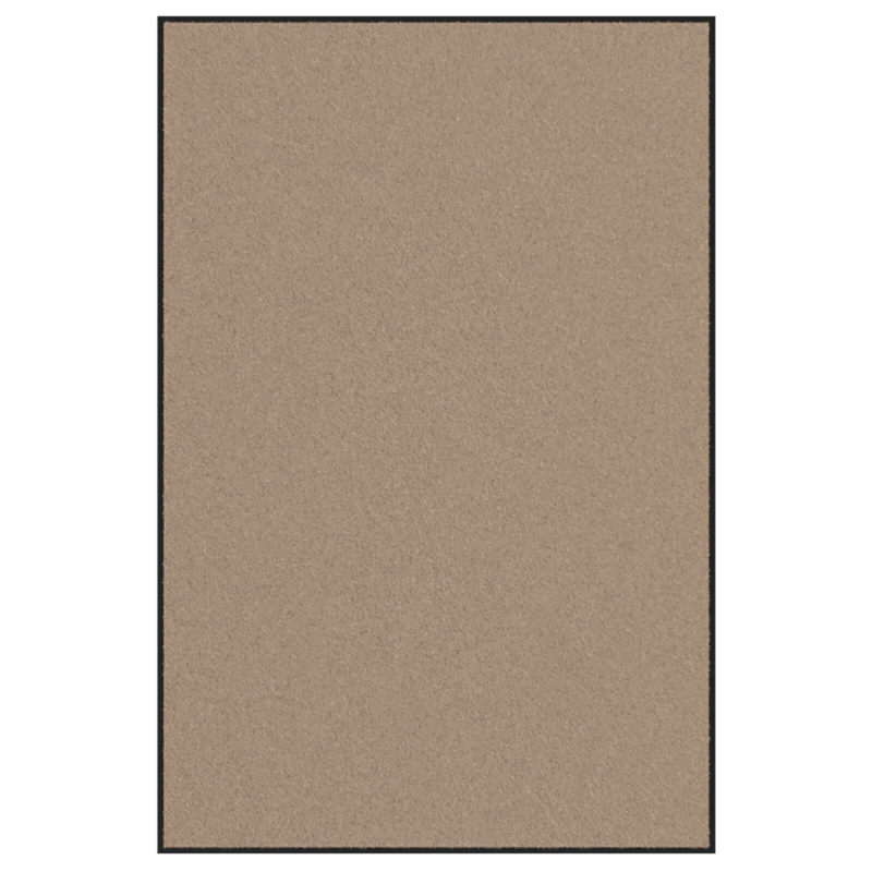 vidaXL Durvju paklājs Cits Bežs un melns 120 x 180 cm