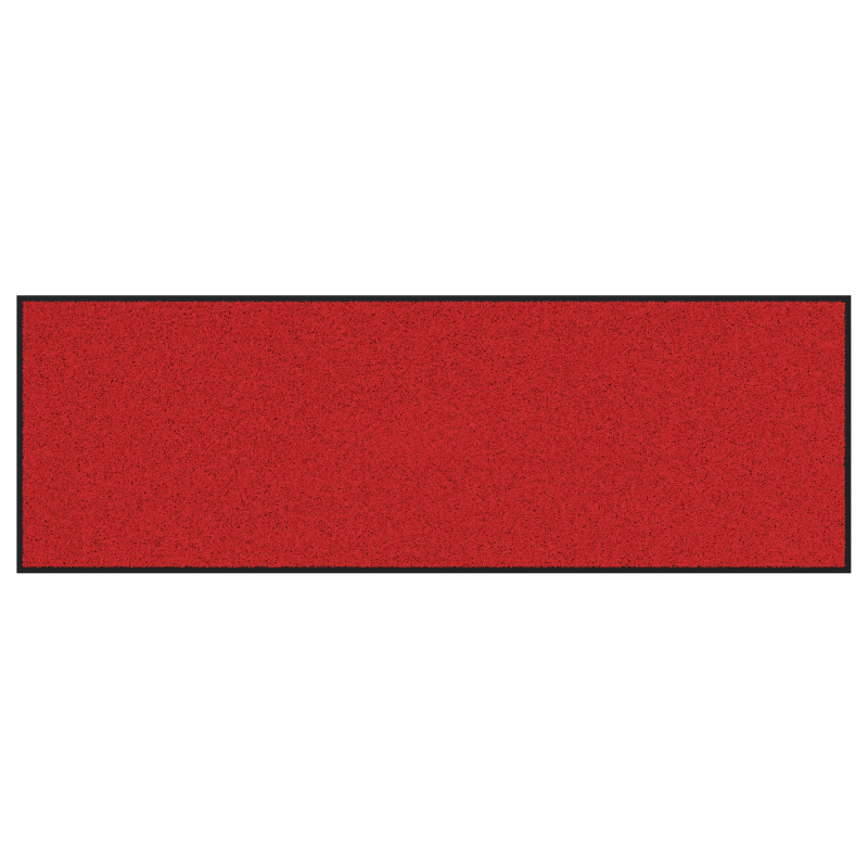 vidaXL Durvju paklājs Cits Sarkans un Melns 60 x 180 cm