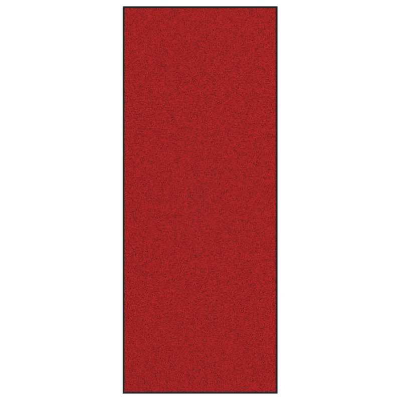 vidaXL Durvju paklājs Cits Sarkans un Melns 120 x 300 cm