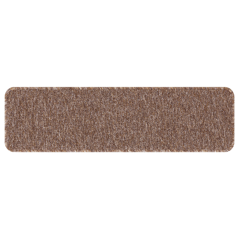 vidaXL Antislip kāpņu paklāji 15 pcs Brūna 75 x 20 cm PP