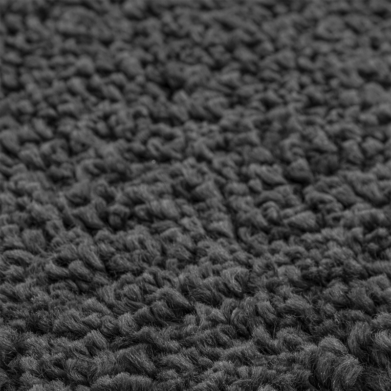 vidaXL Antislip vannas paklāju komplekts 2 pcs Tumši pelēks PP