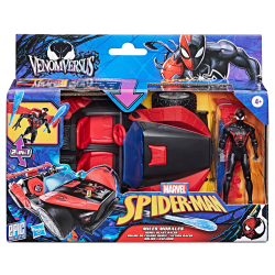 SPIDER-MAN Rotaļu komplekts auto un Miles Morales, 10 cm