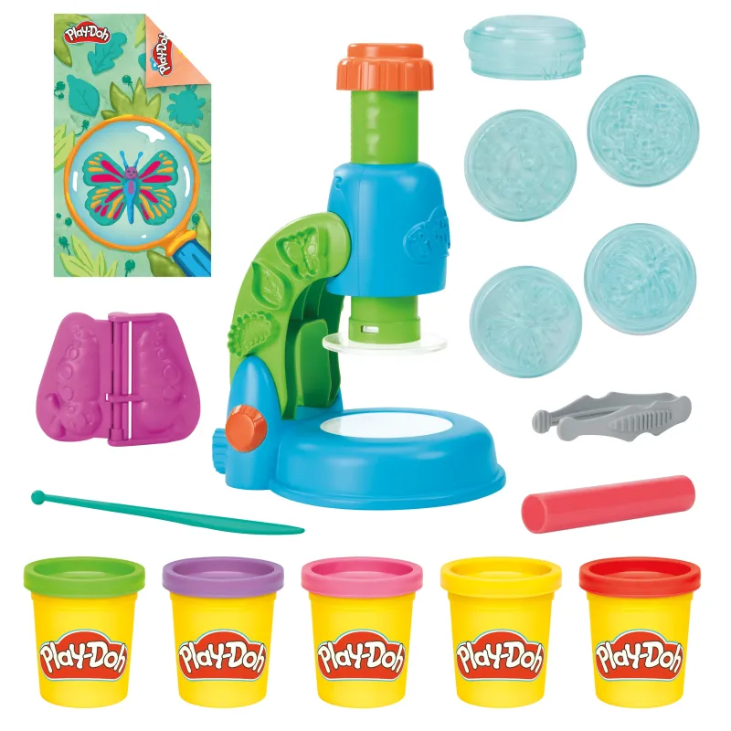 PLAY-DOH playset Wonder glow microscope
