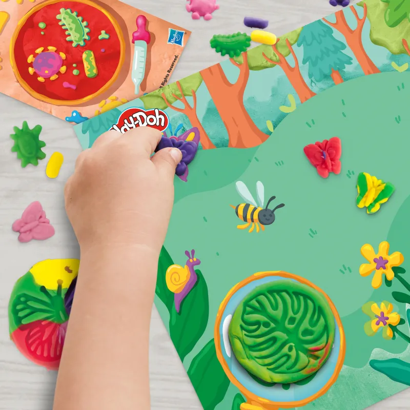 PLAY-DOH playset Wonder glow microscope