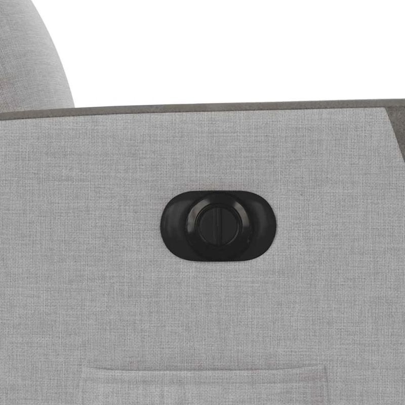 vidaXL elektriskais atpūtas krēsls, mākonis pelēks audums