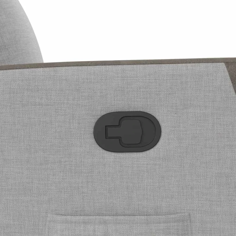 vidaXL Atpūtas krēsls stāvus krēsls mākoņa pelēks audums