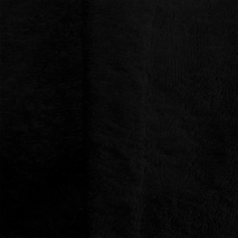 vidaXL Peldmētelis KINN Melna L Kokvilna