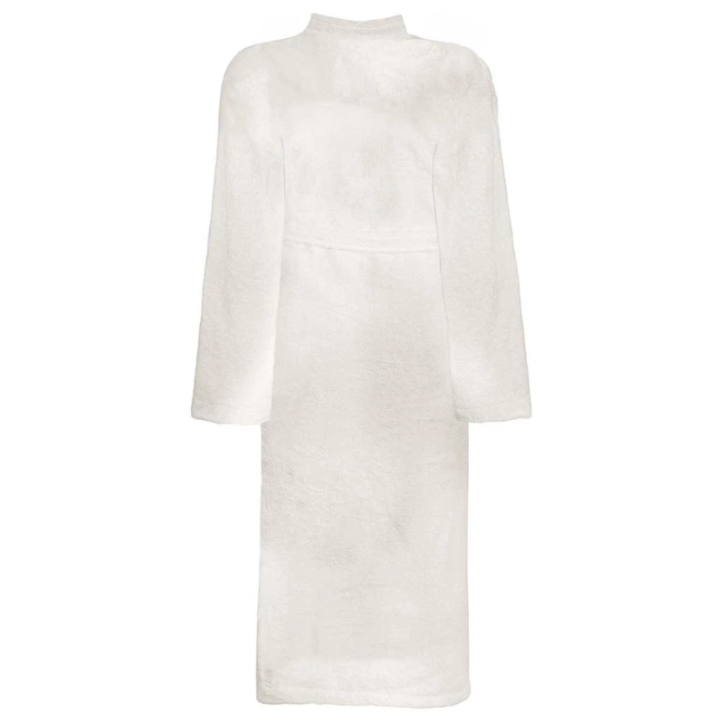 vidaXL Peldmētelis KINN Balts XXL Kokvilna