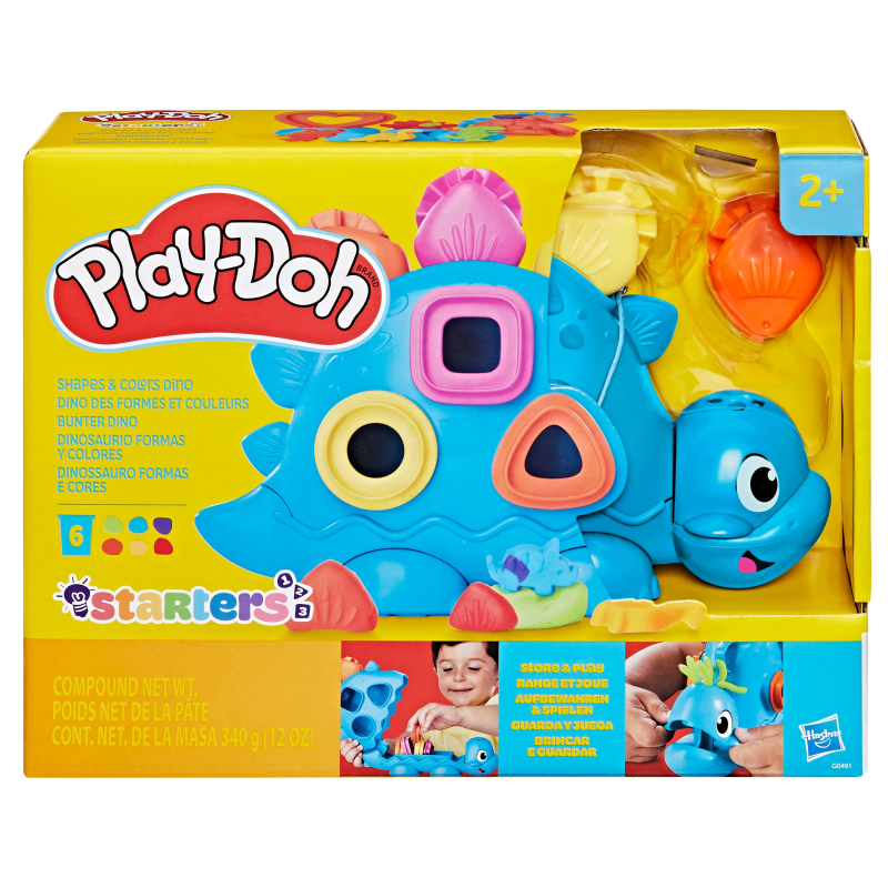 PLAY -DOH Rotaļu komplekts Shapes and Colors Dino