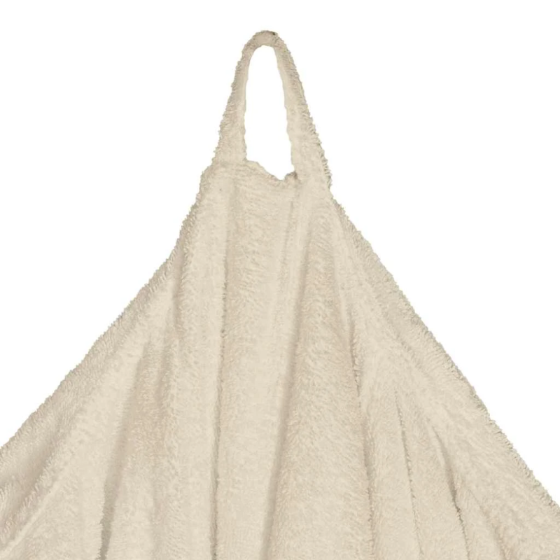 vidaXL Peldmētelis KINN Krēmkrāsa XXL Kokvilna