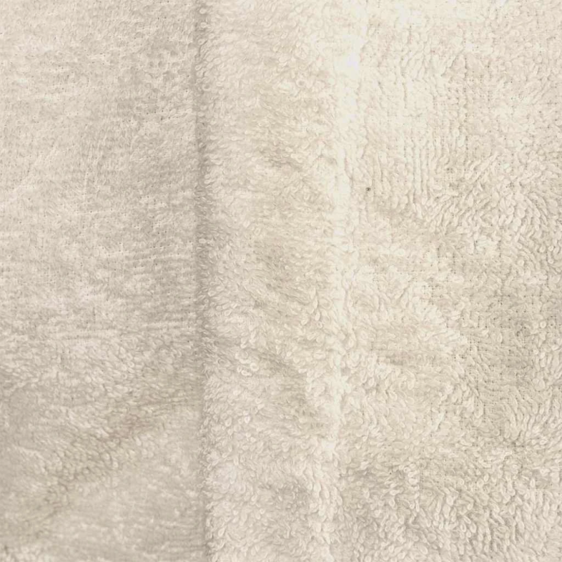 vidaXL Peldmētelis KINN Krēmkrāsa XXXL Kokvilna