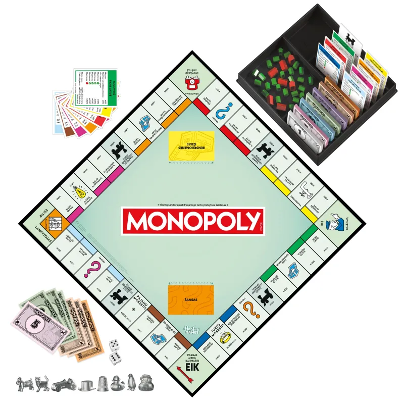MONOPOLY Board game Classic Refresh ,In Lithuanian lang.,