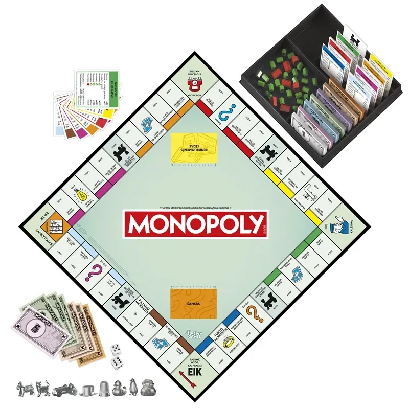 MONOPOLY Board game Classic Refresh ,In Lithuanian lang.,