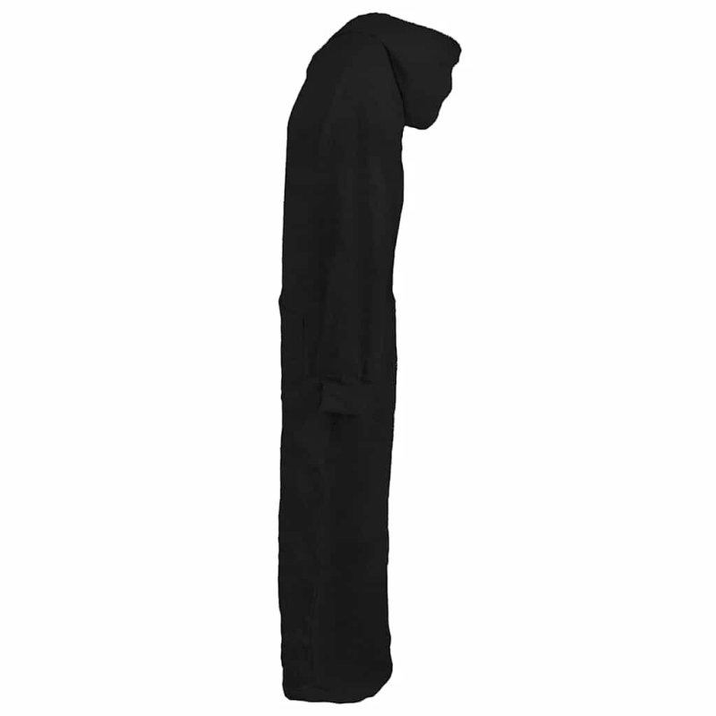 vidaXL Segas džemperis ar kapuci KINN Melna XXL Kokvilna