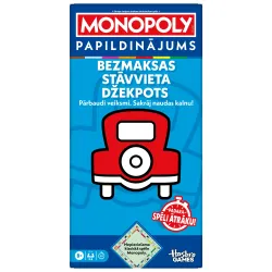 MONOPOLY Board game Free Parking Jackpot expansion ,In Latvian lang.,