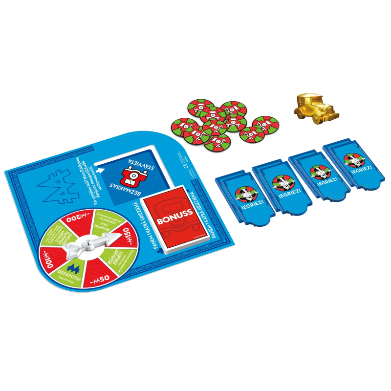 MONOPOLY Galda spēles papildkomplekts, Bezmaksas stāvvieta džekpots ,Latviešu val.,
