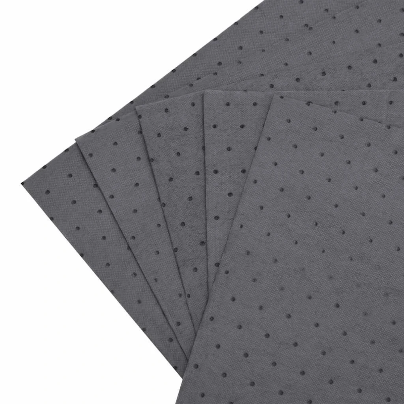 vidaXL Eļļu absorbējošie spilventiņi 100 gab Pelēks 40x50 cm