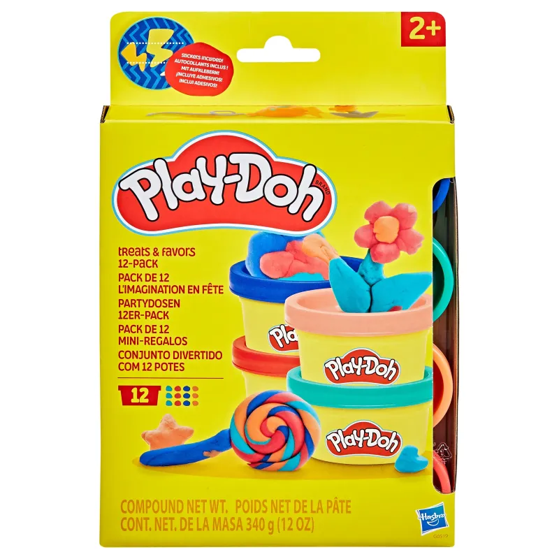 PLAY-DOH Plastilīns Balviņas un dāvaniņas, 12