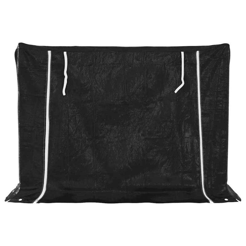 vidaxL malkas plaukts ar lietus pārsegu, 151x60,5x110,5 cm